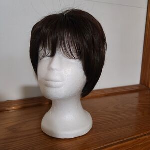 Vivica Fox Short Layered Wig with Soft Bangs in Black